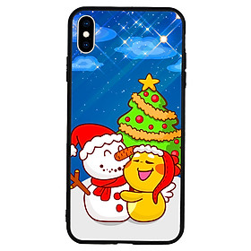Ốp lưng viền TPU cho điện thoại Iphone Xs Max -Xmas 06