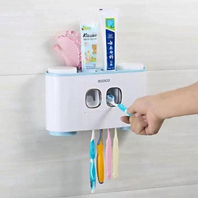 Hộp Nhả Kem Đánh Răng Thông Minh Tự Động Ecoco, Tặng Kèm 4 Cốc, Gia Dụng Thông Minh