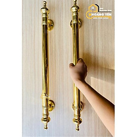Mua Tay nắm đồng cửa cổng  tay nắm cửa bằng đồng đúc dài 57cm nặng 1.6kg