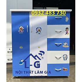 Tủ quần áo nhựa đài loan 2 cánh 5 ngăn _TN25-01