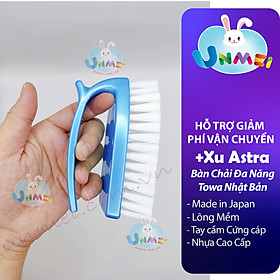 Bàn chải giặt quần áo có tay cầm tiện lợi -hàng Nhật Bản-Mẹ và Bé Unmei