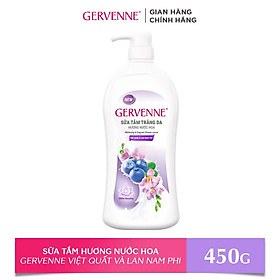 Sữa tắm trắng da hương nước hoa Gervenne 450g/chai