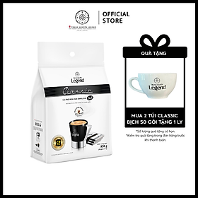 Trung Nguyên Legend - Cà phê hoà tan rang xay 3in1 Classic - Bịch 50 gói x 17gr