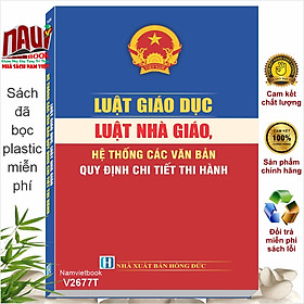 Sách Luật Giáo Dục, Luật Nhà Giáo (V2677T)