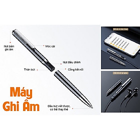 Hình ảnh Máy ghi âm mini hình bút viết - Tiện lợi dễ sử dụng