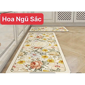 Thảm Lau Chân Nhà Bếp - Set 2 Thảm Lau Chân Nhà Bếp Cao Cấp Chống Trơn Trượt, Thấm Hút Tốt Đế Cao Su Chống Trơn Trượt - HÀNG CHÍNH HÃNG MINIIN