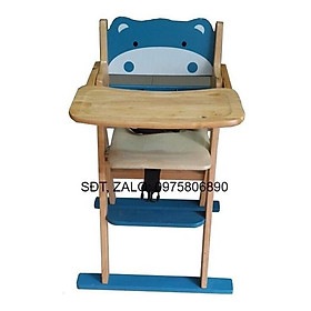 Mua Ghế tập ăn cho bé hình thú ngộ nghĩnh màu xanh
