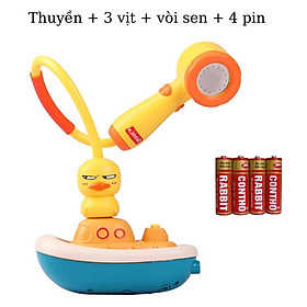Mua Đồ chơi nhà tắm trẻ em vịt phun nước dễ thương kèm vòi sen – quà tặng mùa hè cho bé  dùng cho bể bơi  du lịch