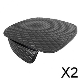 2xPack with 1 Universal Car Seat Cover Cushion Pad Mat Breathable Inside Black