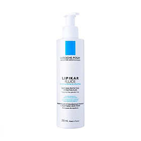 Sữa Dưỡng Da Giúp Làm Dịu, Cấp Ẩm Cho Da Khô và Nhạy Cảm Lipikar Fluid La Roche Posay 200ml