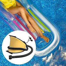 Compact Foot Air Pump Floor Pumps Inflatable for Hiking Float Toys Airbed
