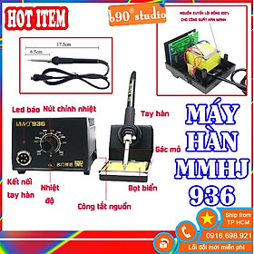 Mua Máy Mỏ Hàn MMHJ 936  Máy Hàn Chỉnh Nhiệt Nhỏ Gọn Cao Cấp - Soldering Station 936