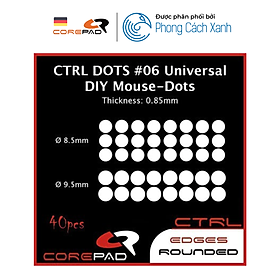 Mua Feet chuột PTFE Corepad CTRL DOTS #06 Universal DIY Mouse-Dots  Ø 8.5 / 9.5mm  - Hàng Chính Hãng