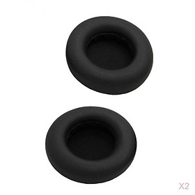 2 Pair Replacement Ear Pads Cushions For  Headphones black