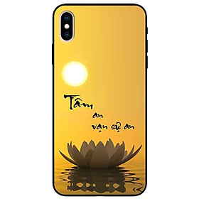 Ốp lưng in cho Iphone Xs Max Mẫu Tâm An