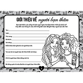 BarBie - Năng Động - Sách tô màu khổ lớn