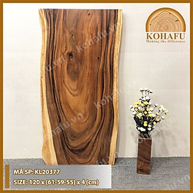 Mua Mặt Bàn Dài 1.2m Gỗ Me Tây Nguyên Tấm Tự Nhiên KOHAFU