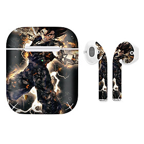 Mua Miếng dán skin chống bẩn cho tai nghe AirPods in hình Dragon Ball - Vegeto - 7vnr68 (bản không dây 1 và 2)