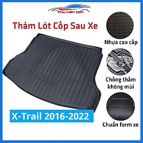 Thảm nhựa lót cốp X-Trail 2016-2017-2018-2019-2020-2021-2022 nhựa dẻo dày dặn đàn hồi tốt