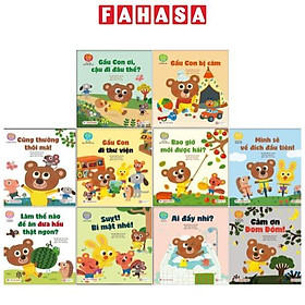 Boxset Gấu Con Tinh Nghịch - Sách Tranh Giáo Dục Nhân Cách Cho Trẻ (Bộ 10 Cuốn)