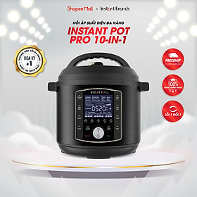 Hình ảnh Nồi Áp Suất Điện Đa Năng INSTANT POT PRO 10-IN-1, 5.7L - Hàng Chính Hãng