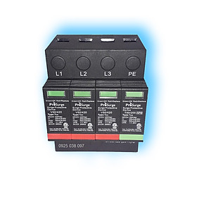Mua Aptomat chống sét lan truyền 50kA cho hệ thống điện 3 pha 3P+N có tiếp điểm fault