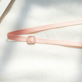 Vòng cổ dây ruy băng xinh -choker trơn