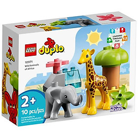 Đồ Chơi Lắp Ráp Khám Phá Thế Giới Động Vật Châu Phi - Lego Duplo 10971 10