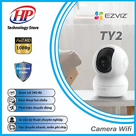 Mua Camera Wifi EZVIZ - TY2 (2.0 Megapixel) - Quay quét thông minh - Đàm thoại hai chiều  Hàng chính hãng