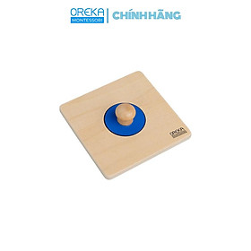 Đồ chơi trẻ em Oreka Montessori Ghép hình đơn: Hình tròn Cỡ nhỏ - 0140300