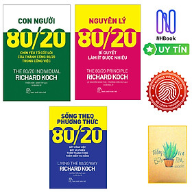 Hình ảnh Combo 3 cuốn : Con Người 80/20 - Chín Yếu Tố Cốt Lõi Của Thành Công 80/20 Trong Công Việc + Nguyên Lý 80/20 - Bí Quyết Làm Ít Được Nhiều Và Sống Theo Phương Thức 80/20: Bớt Công Việc, Bớt Ưu Phiền, Thêm Thành Công, Thêm Niềm Vui Sống