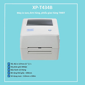 Mua Máy In Đơn Hàng Xprinter XP-TT434B HÀNG CHÍNH HÃNG