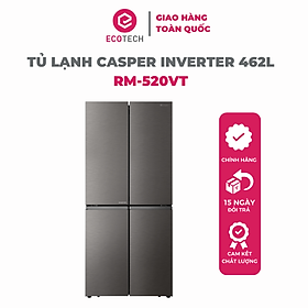 Mua Tủ Lạnh 4 Cánh Casper Inverter 462L RM-520VT - Chỉ giao HN và HCM - Hàng chính hãng