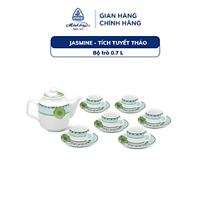 Mua Bộ Trà Sứ Minh Long  0.7 L - Jasmine - Tich Tuyết Thảo