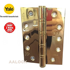 Mua 1 cặp bản lề lá Yale 3S4BB503530-CE US3  loại bản lề cửa màu vàng đồng cao cấp của Mỹ