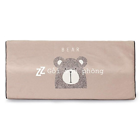 Gối kê lưng giãn cột sống chống đau lưng vỏ lụa mát nhiều hình ZURI PILLOW GLN-04