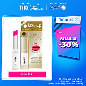 Son Nhũ Trang Điểm Dưỡng Tối Ưu Lip On Lip Diamond Shine 2.2g