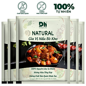 Combo 5 gói Natural Gia vị nấu Bò Kho Dh Foods