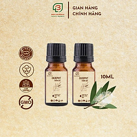 Combo 02 Tinh dầu tràm gió nguyên chất giữ ấm cho bé, kháng khuẩn, đuổi muỗi Bình Lam Natural 10ml