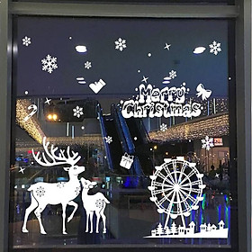 Mua DECAL DÁN KÍNH NOEL HƯƠU TRẮNG