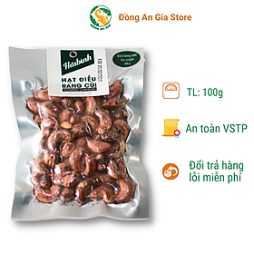 Hạt điều rang củi gói hút chân không Hải Bình 100g