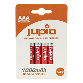 Mua Pin đũa sạc hàng chính hãng Jupio AAA  1000 mAh vỉ 4 viên