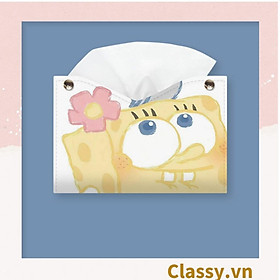 Mua Hộp đựng khăn giấy Classy bằng da PU chống thấm nước PK1511