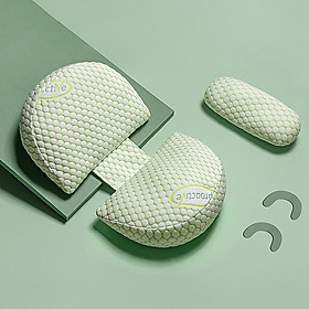 Gối bầu cánh tiên sợi tre A ( tặng kèm gối phụ)