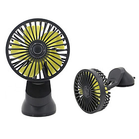 Mua Quạt máy đơn mini gắn taplo và kính xe ô tô F403 - Công suất: 5W - Chất liệu nhựa ABS - Dây nguồn USB dài 1.4m