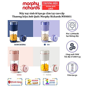 Mua Máy xay sinh tố cầm tay tích hợp tạo ga nhãn hiệu Morphy Richards MR9801 - Dung tích cối xay: 260ml - HÀNG NHẬP KHẨU