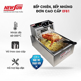 Mua Bếp chiên  bếp nhúng đơn cao cấp EF81 NEWSUN dung tích 5 5L - Hàng chính hãng