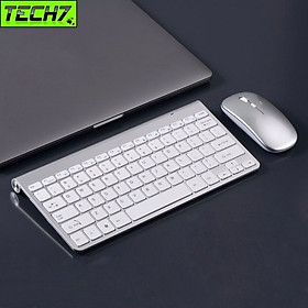 Bàn Phím Chuột không dây W201 nhỏ gọn cho máy tính , Laptop hàng nhập khẩu - Màu trắng