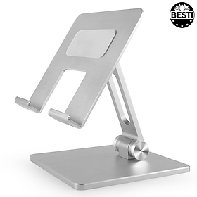 Mua Giá Đỡ Để Bàn Điện Thoại Di Động  Máy Tính Bảng  Ipad Hợp Kim Nhôm Cao Cấp BESTI BTY01 Hai Trục Xoay 180 Độ Có Thể Điều Chỉnh Góc Độ - Trục Kép- Gấp Lại Tiện Lợi- Hàng Chính Hãng