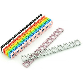 Mua Vỉ Vòng đánh số dây mạng Cat5 - Cat5 (100 số)